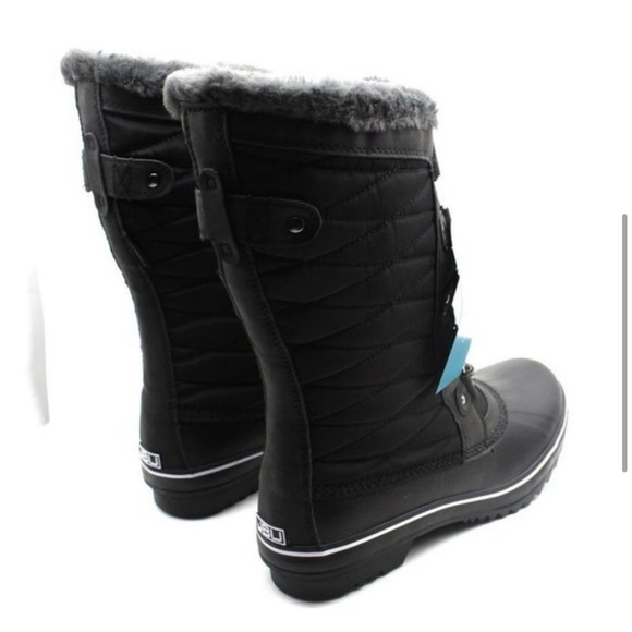 NIB! Jbu by Jambu chilly water resistant fur lined duck boots in black. Size 8.5 - Picture 4 of 8